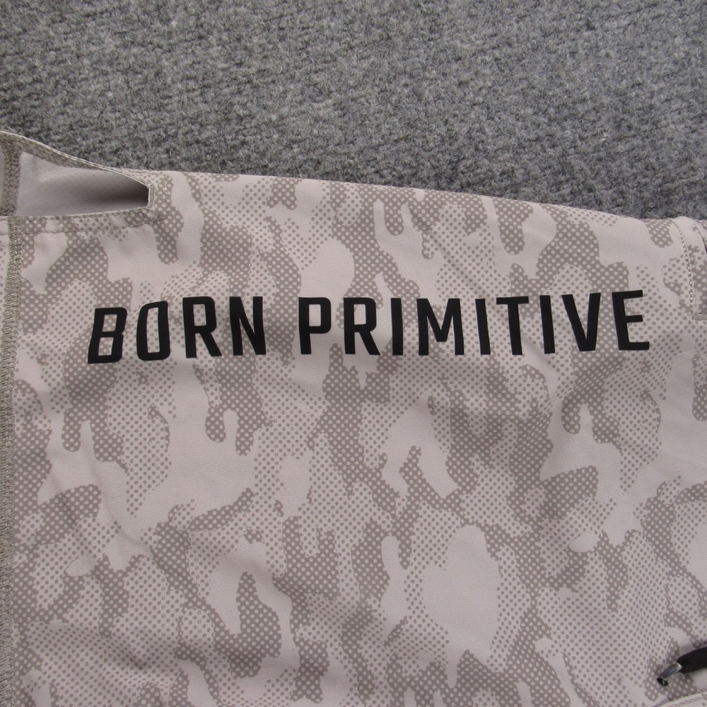 Born Primitive Shorts Mens 34x8 Grey Camo American Defender Training Performance - Picture 11 of 15